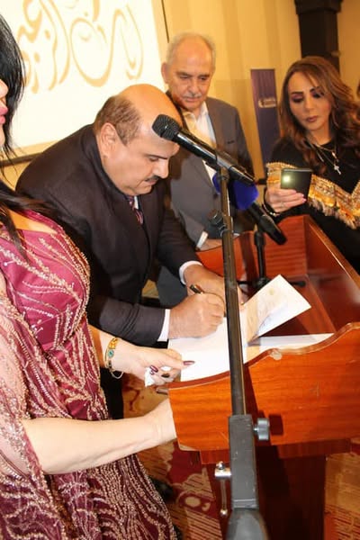 التوقيع على مذكرة تفاهم بين ملتقى النشامى وجمعية الاخاء الاردنية العراقية بحضور الوزير الحباشنه